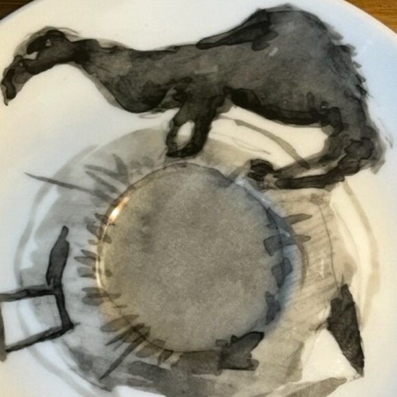 illy Rosenthal William Kentridge Espresso plate abstract bird - Picture 2 of 3